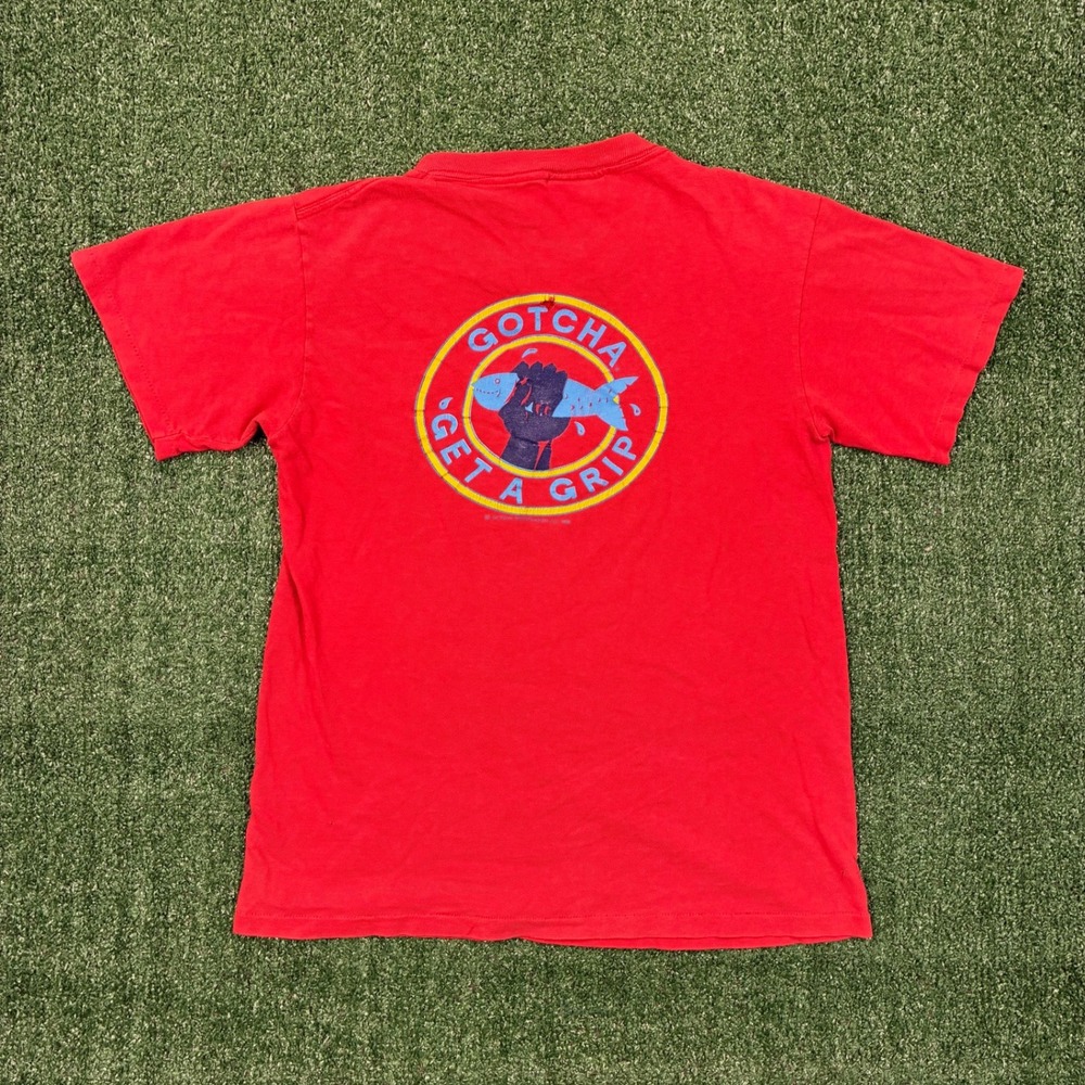 Vintage 90s Gotcha Surfwear "Get A Grip" Graphic Tee